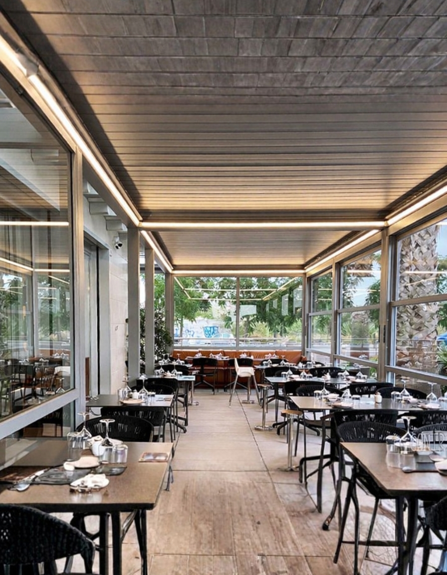 Pergola per ristoranti